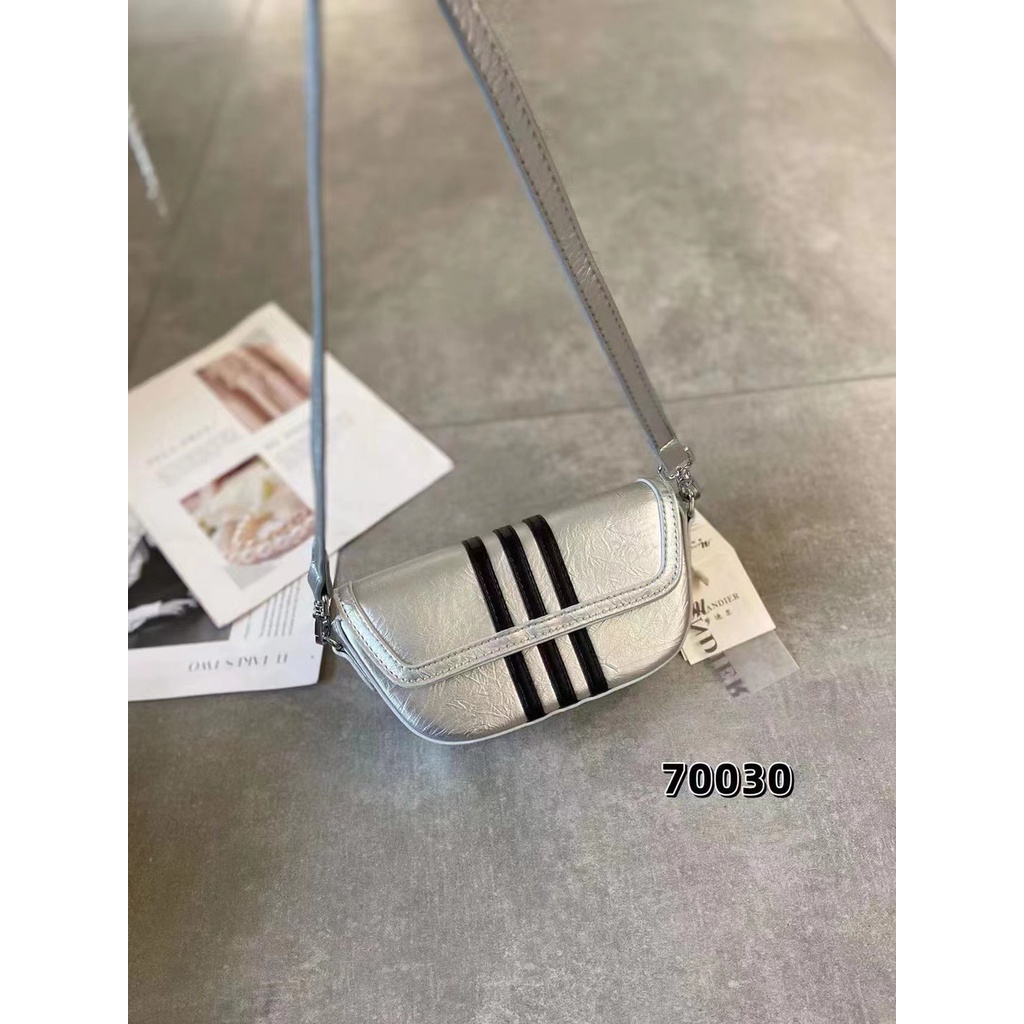 TÚI XÁCH NỮ KẺ SỌC ĐEO CHÉO HÀNG QC ĐẸP.