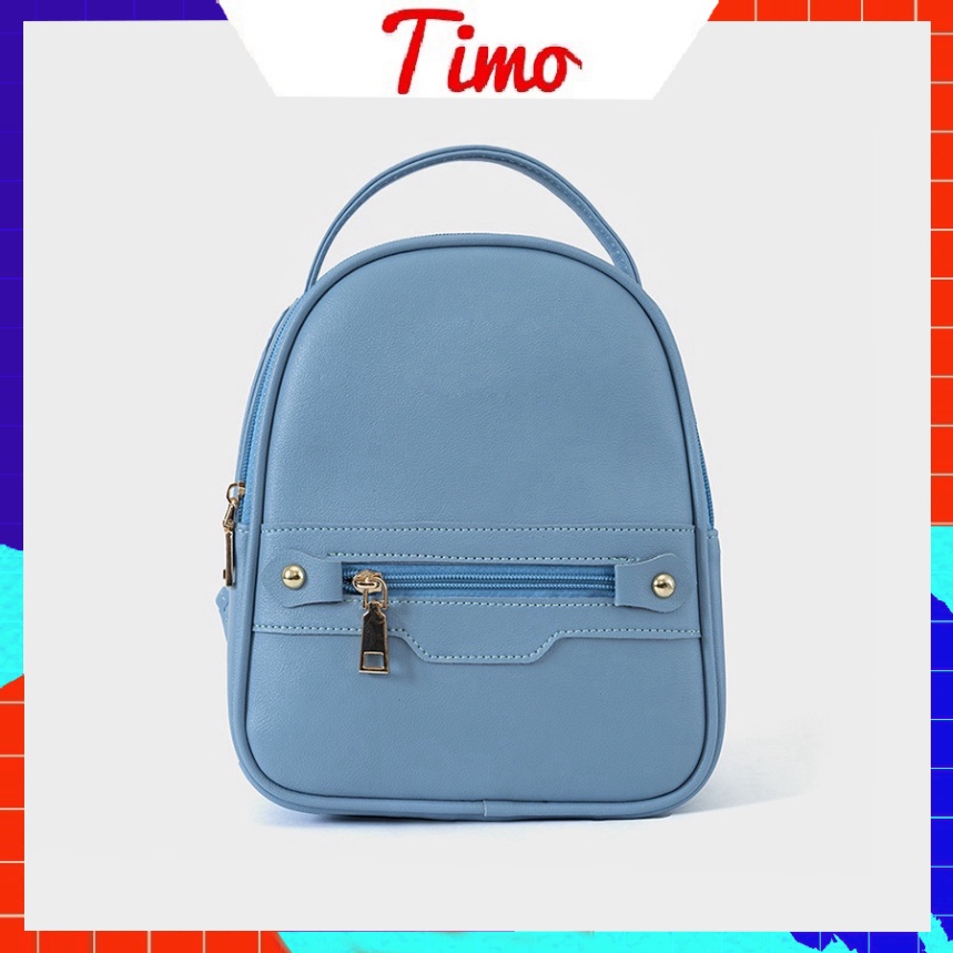 Balo nữ thời trang mini, Balo da nữ dễ thương đi chơi nhiều ngăn đựng đồ dùng cá nhân ULZ038