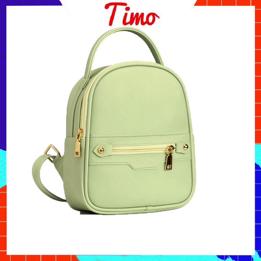 Balo nữ thời trang mini, Balo da nữ dễ thương đi chơi nhiều ngăn đựng đồ dùng cá nhân ULZ038