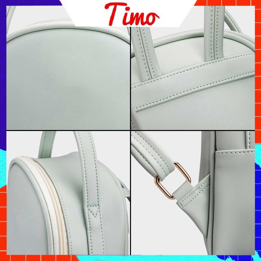 Balo nữ thời trang mini, Balo da nữ dễ thương đi chơi nhiều ngăn đựng đồ dùng cá nhân ULZ038