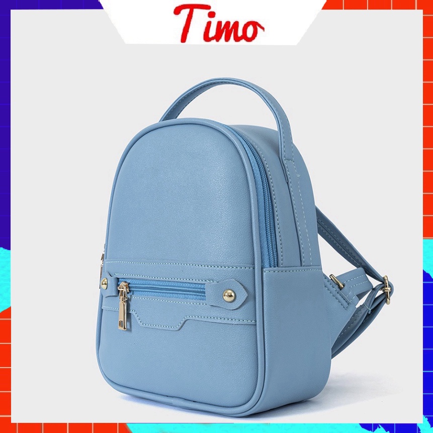 Balo nữ thời trang mini, Balo da nữ dễ thương đi chơi nhiều ngăn đựng đồ dùng cá nhân ULZ038
