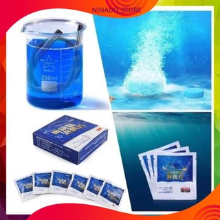 Combo 10 viên sủi nước rửa kính xe hơi