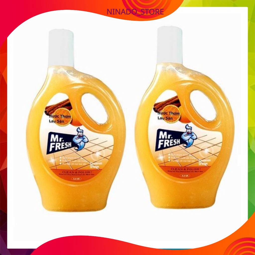 Combo 2 Nước thơm lau sàn Mr.Fresh 1.1L