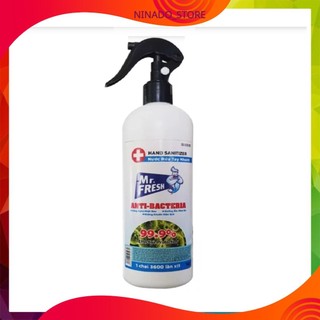 Xịt kháng khuẩn rửa tay đồ dùng đa năng Mr.Fresh 500ml