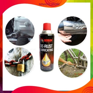 Chai xịt chống gỉ sét -bôi trơn-tháo ren Getsun 450ml cao cấp cho ô tô