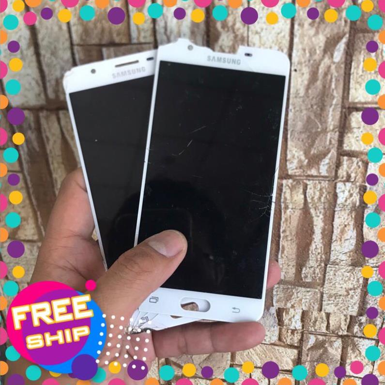 Màn hình hư vỡ Samsung J7 Prime. Màn hình xác Samsung J7 Prime lấy cổ cáp hàng Zin bóc máy. BH 12 th
