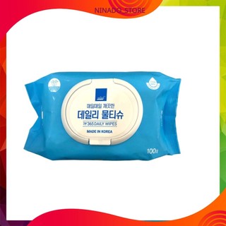 Khăn giấu ướt lô hội không gây kích ứng Hàn Quốc Relief
