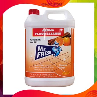 Nước lau sàn Mr.Fesh 5L hương cam quế diệt khuẩn thơm mát