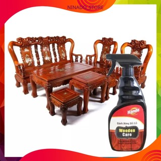 Xịt đánh bóng đồ gỗ bảo dưỡng làm sạch hỗ trợ xóa vết xước hando 600ml
