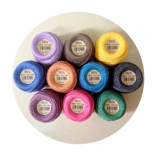 Sợi Lace Cotton 50g nhỏ xinh móc áo, váy, bikini, thú bông nhỏ