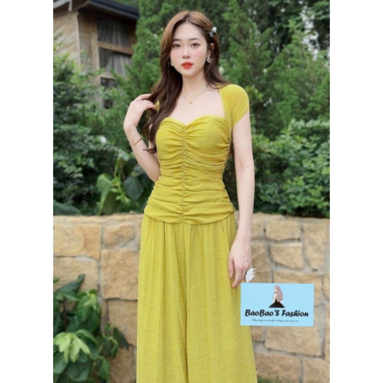 Set đũi xanh cốm vàng nhẹ nhàng !