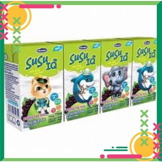 Sữa chua uồng Susu IQ hương Dâu / Cam / Táo - lốc 4 hộp x110ml Tạp Hóa Văn Dịu