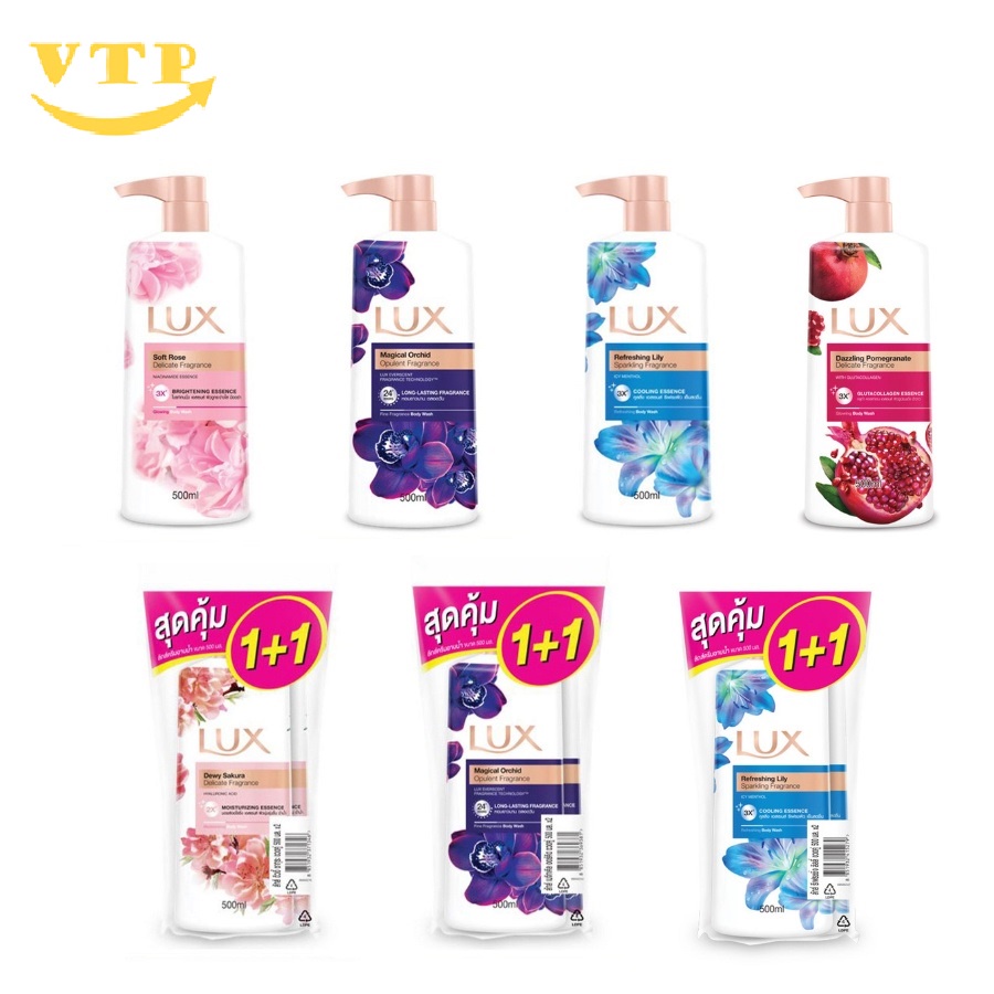 Combo 2 Chai Sữa Tắm Lux 450ml Thái Lan