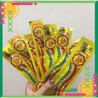 Hộp 32 thanh kẹo dẻo cầu vồng chupa chups date mới tạp hóa văn dịu