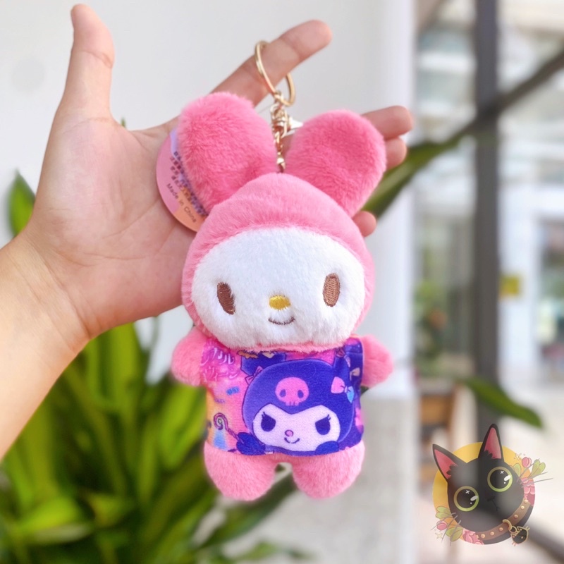 💫Sanrio💫 Móc khoá bông Kuromi Melody Cinnamoroll Pocchaco Purin Hello Kitty...Móc khoá Sanrio nhiều mẫu siêu đáng yêu