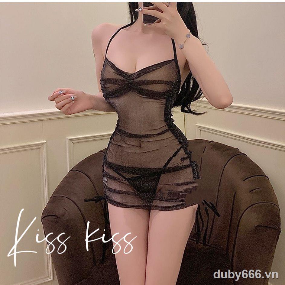 ☼Đầm Ngủ Lưới Siêu Mỏng Xuyên Thấu Quyến Rũ Cho Nữ