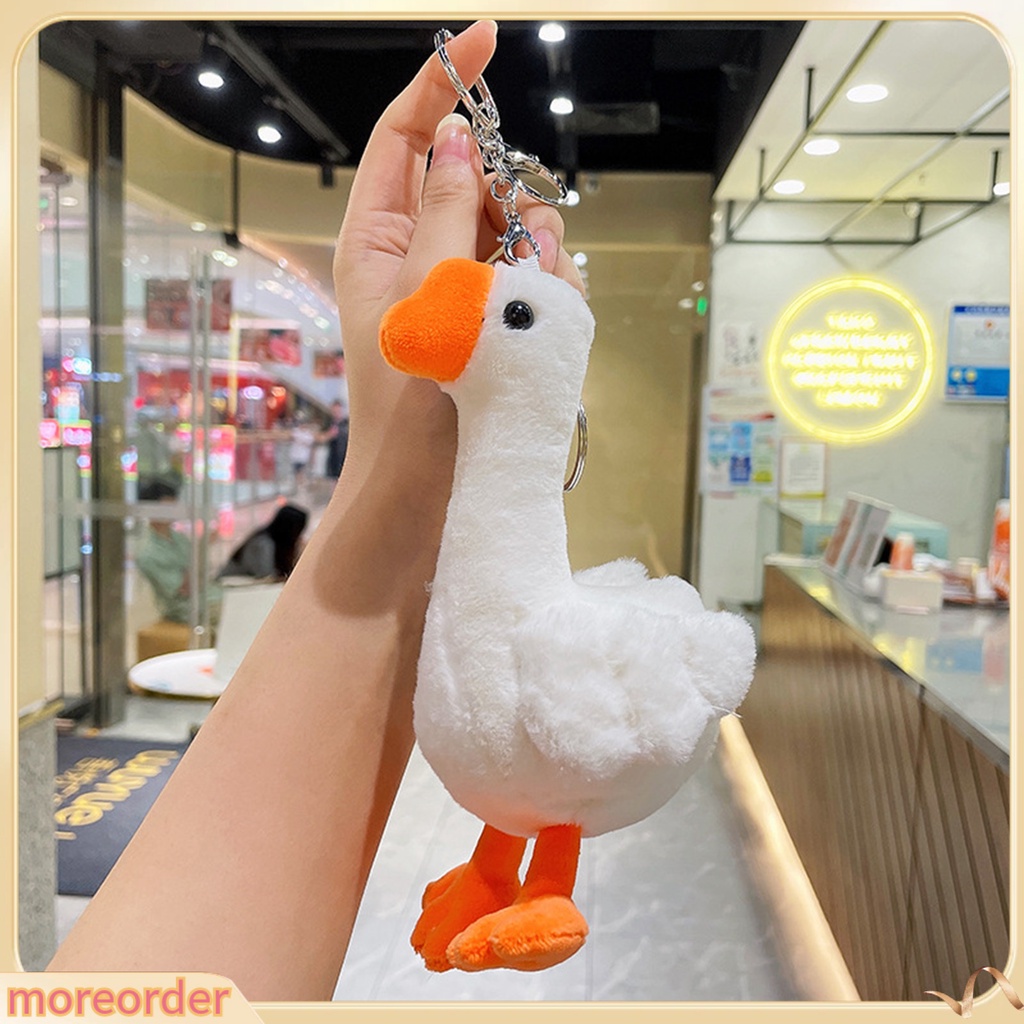 Móc Khóa Hình Chú Ngỗng 3D Nhồi Bông Xinh Xắn