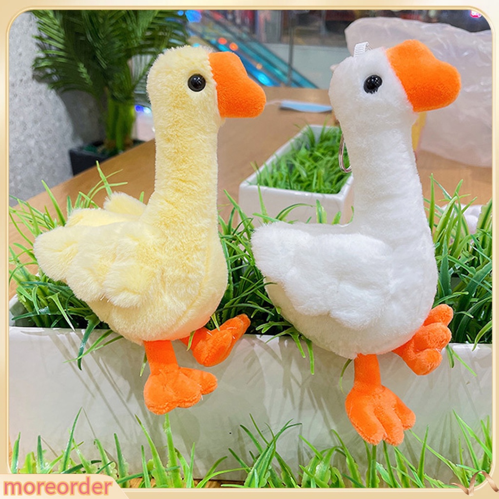 Móc Khóa Hình Chú Ngỗng 3D Nhồi Bông Xinh Xắn