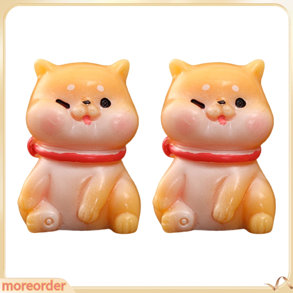 2 Tượng Cún Con Trang Trí Để Bàn