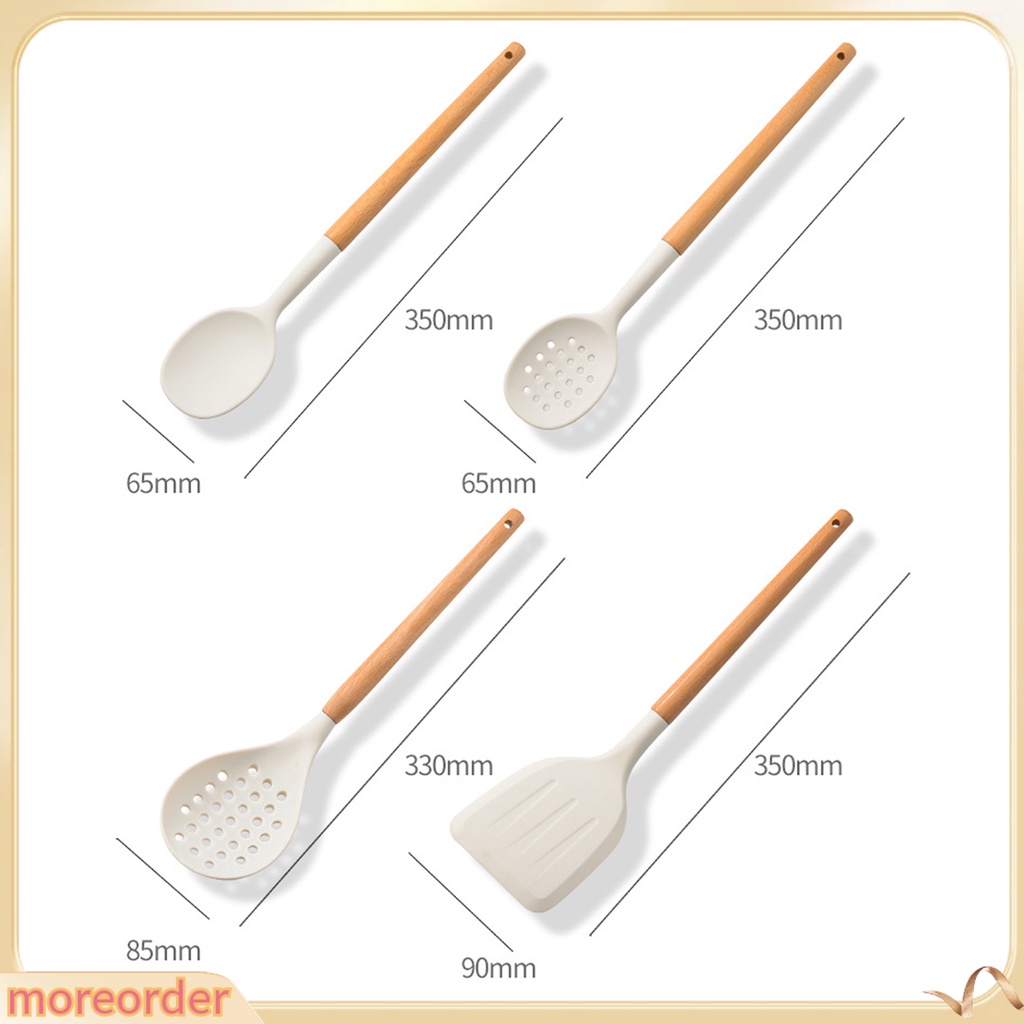 Dụng cụ nấu ăn bằng silicone cách nhiệt chống dính tiện dụng cho nhà bếp tùy chọn bán lẻ