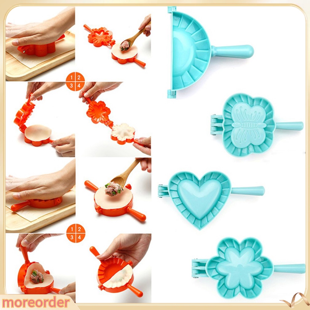 Khuôn làm há cảo bánh bao hình tròn/hoa/trái tim/bướm diy cho nhà bếp