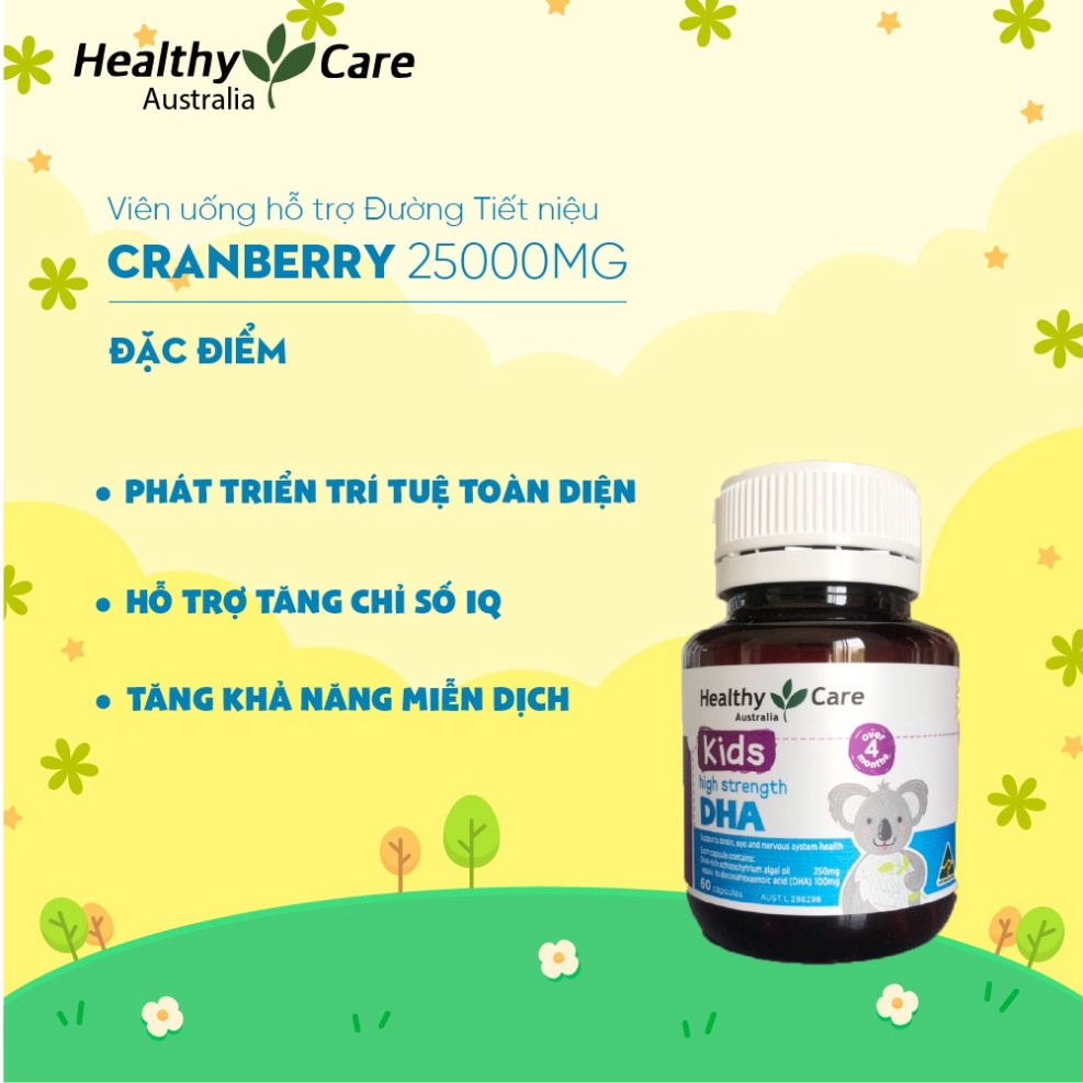 K Healthy Care DHA  và Milk Canxi  - Combo phát triển chiều cao, trí thông minh cho bé  ÚC chính hãng