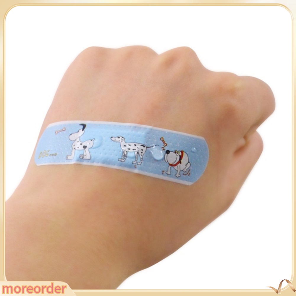 Bộ 10 / 20 / 50 băng cá nhân khẩn cấp chống thấm nước họa tiết hoạt hình dễ thương