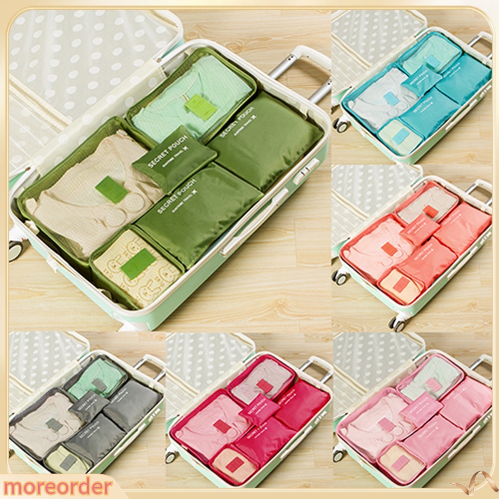 (MORE) Set 6 Túi Đựng Đồ Du Lịch Tiện Lợi