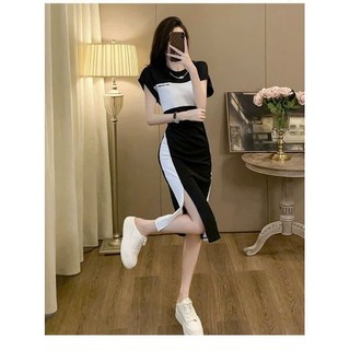 ĐẦM THUN PHỐI MÀU CAO CẤP
