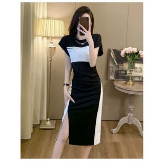 ĐẦM THUN PHỐI MÀU CAO CẤP