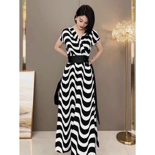 ĐẦM LỤA HOẠ TIẾT CAO CẤP