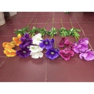 Hoa giả decor hoa giả trang trí decor cúc boxi bông to trang trí nhà cửa