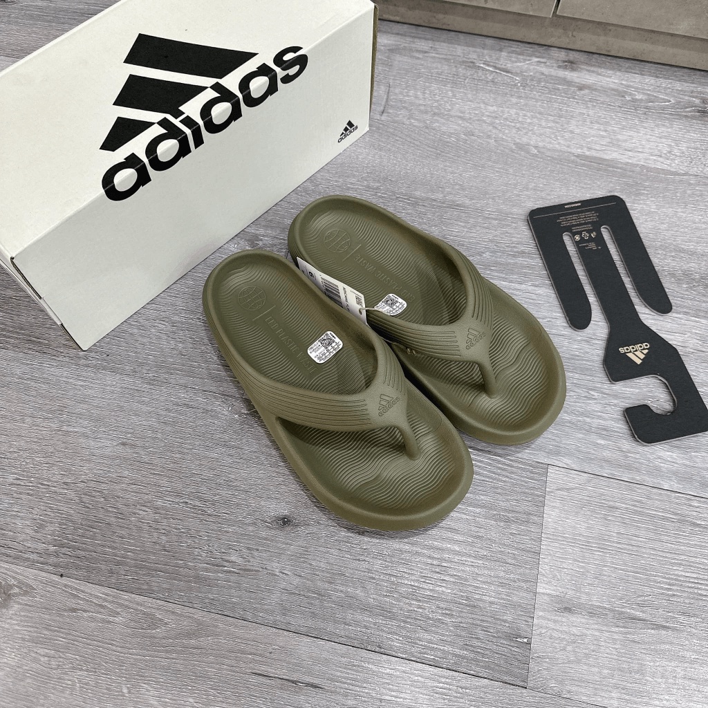 Giá tận xưởng Dép xỏ ngón Adidas Adicane Dép kẹp tông xỏ ngón nam siêu nhẹ đúc nguyên khối mềm mại chống thấm nước siêu