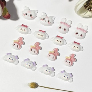 Charm chú chó tai bự-charm nail chú chó tai bự cute