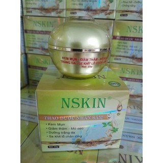 kem thảo dược nhân sâm nskin[tặng srm]