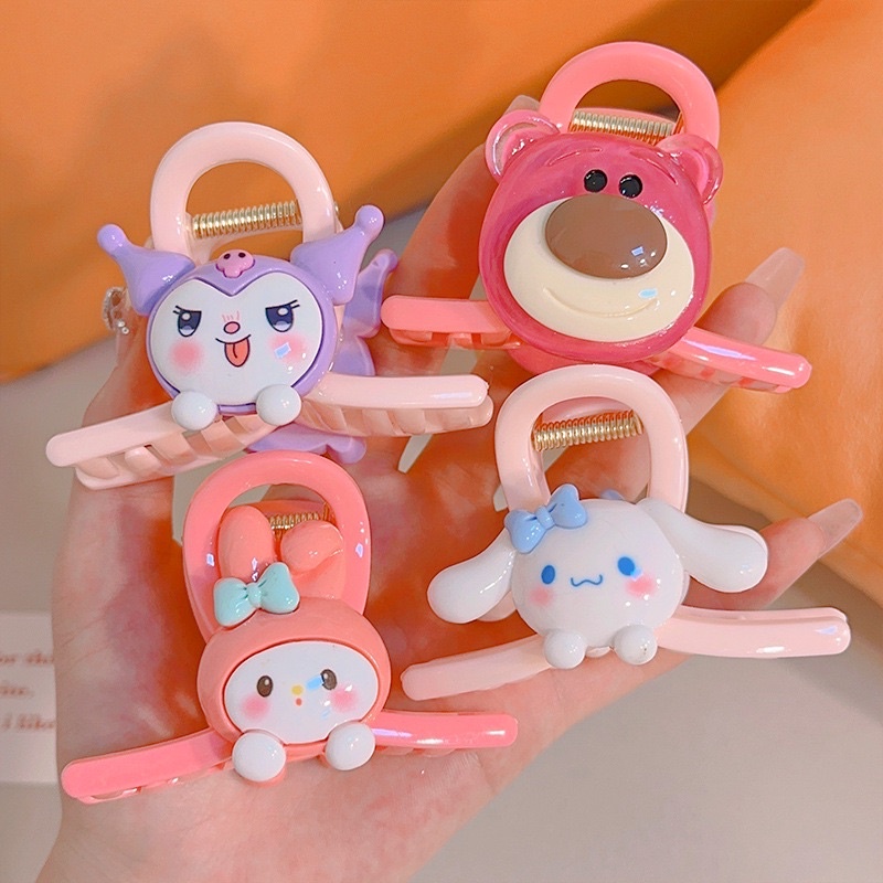 Kẹp tóc càng cua nhiều hình ngộ nghĩnh cho bé gái