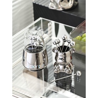 Nĩa ăn trái cây bằng thép không gỉ nhẹ dễ thương sang trọng