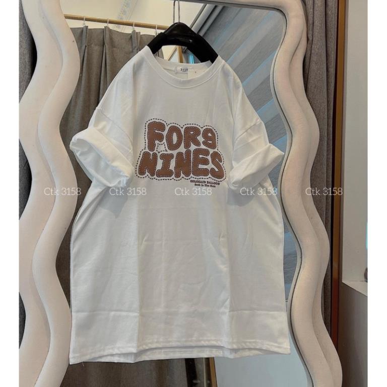 Áo Thun Cotton Khô Form Rộng 3158 Cotton Khô In Chữ FORG
