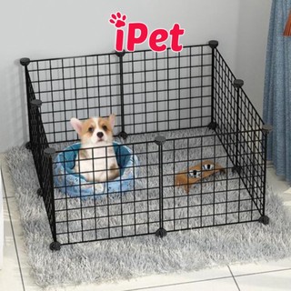 Combo chuồng quây thú cưng,chuồng ghép chó mèo 12 tấm sắt