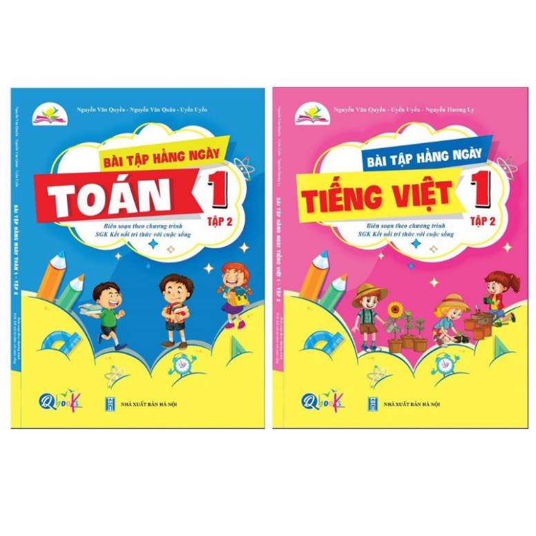 Sách - Combo Bài Tập Hằng Ngày Toán Và Tiếng Việt - Lớp 1 - Kết Nối Tri Thức Với Cuộc Sống - Học Kỳ 2