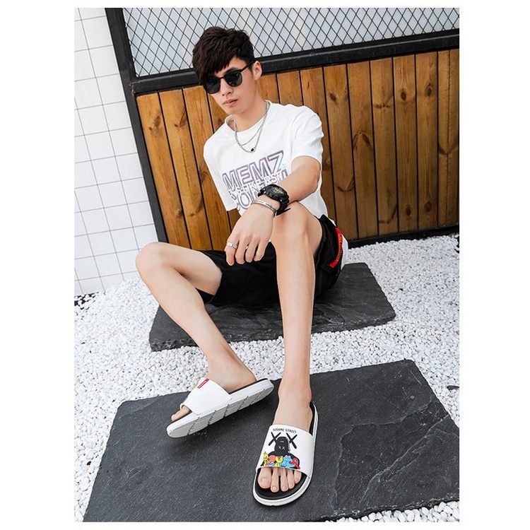 Dép đôi nam nữ quai ngang unisex Kaws x Susame V2 thời trang ulzzang Hàn Quốc TH-89 shopmen