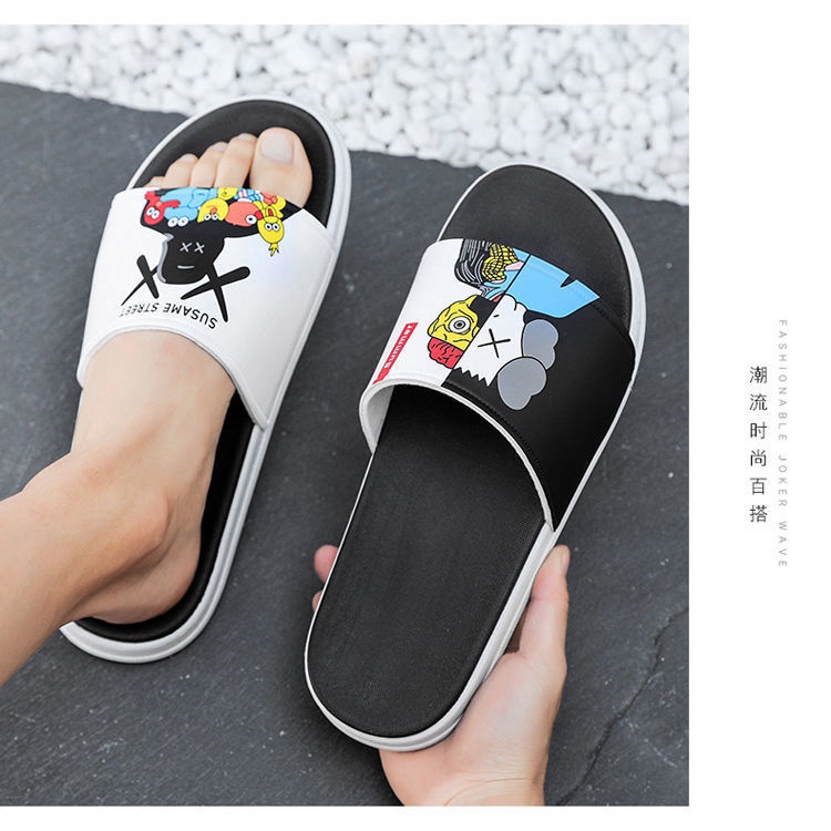 Dép đôi nam nữ quai ngang unisex Kaws x Susame V2 thời trang ulzzang Hàn Quốc TH-89 shopmen