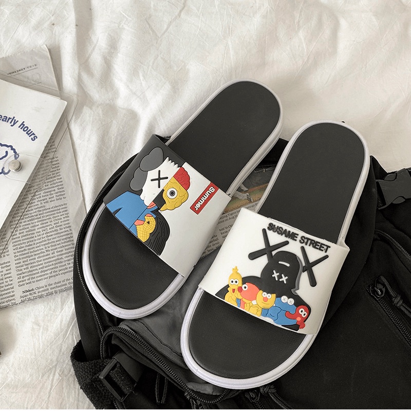 Dép đôi nam nữ quai ngang unisex Kaws x Susame V2 thời trang ulzzang Hàn Quốc TH-89 shopmen