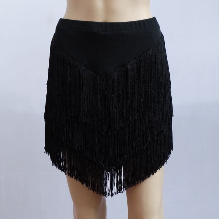 Chân Váy Khiêu Vũ Latin Phối Tua Rua Dành Cho Nữ 7.27