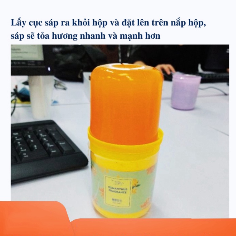 Sáp thơm phòng, sáp thơm khử mùi nhà vệ sinh, phòng ngủ, ô tô, tủ quần áo