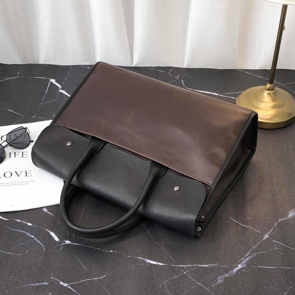 Cặp Tài Liệu Nam Mới Túi Xách Ngang Túi Da Pu đi Công Tác Túi đeo Vai Túi đựng Hồ Sơ Túi đựng Máy Tính Túi đeo Chéo Nam