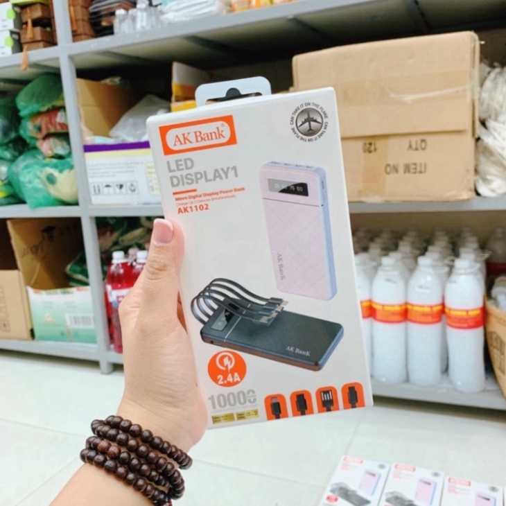 Sạc Dự Phòng AK BANK 10000mAh New HOT HOT