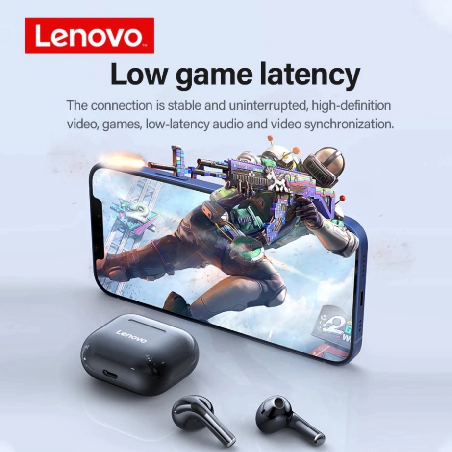 Tai nghe nhét tai không dây Lenovo LP40 LP40 Pro LP40 Plus Bluetooth 5.1 Âm thanh nổi HD chống nước giảm tiếng ồn HOT HO