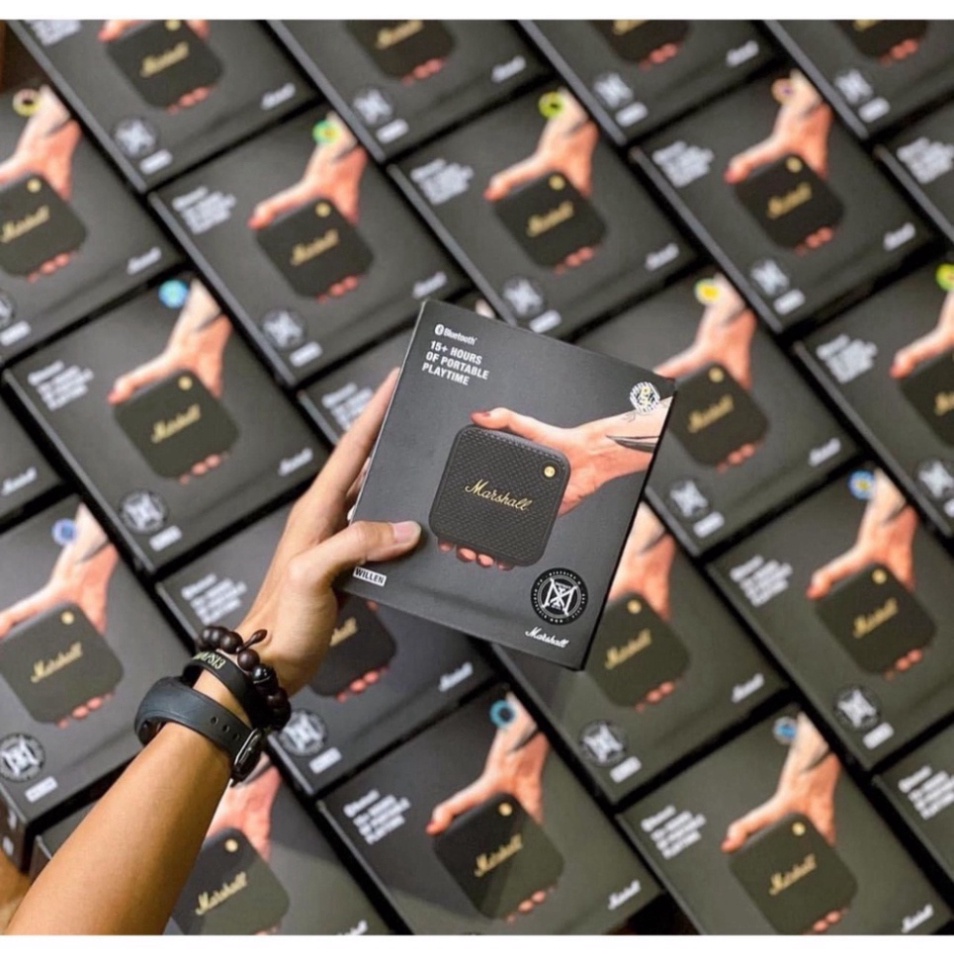 Loa BLUETOOH  không dây  MARSHALL WILLEN -Bass Căng khoẻ, Nhỏ gọn. FULL BOX HOT HOT