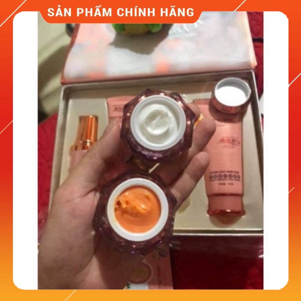 CHÍNH HÃNG -  Bộ Hoàng Cung Cam 5in1 chính hãng tặng 3 mặt nạ và 1 bộ thử.
